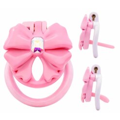 Bow-Tie Sissy Chastity Cage