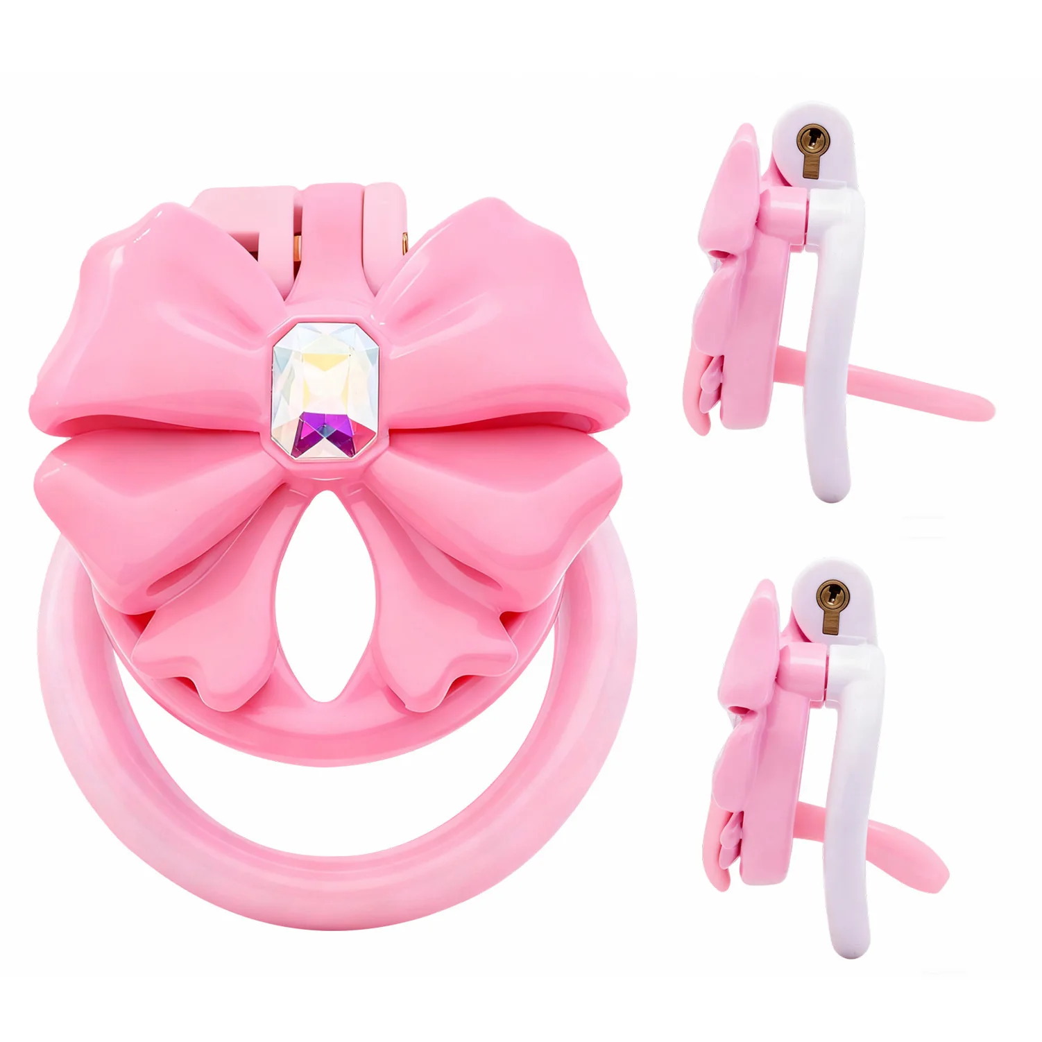Bow-Tie Sissy Chastity Cage