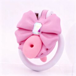 Bow-Tie Sissy Chastity Cage - Image 6