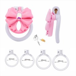 Bow-Tie Sissy Chastity Cage - PW1