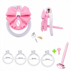 Bow-Tie Sissy Chastity Cage - PW2