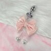 Pink Bow Plug & Clamp Set
