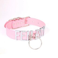 Personalized O-Ring Sissy Collar