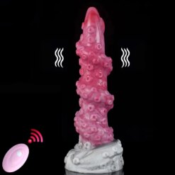Pink Tentacle Vibrating Dildo