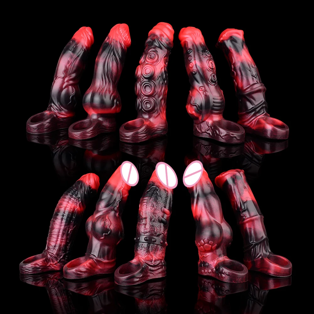 Vibrating Horse Cock Sleeve - Image 4