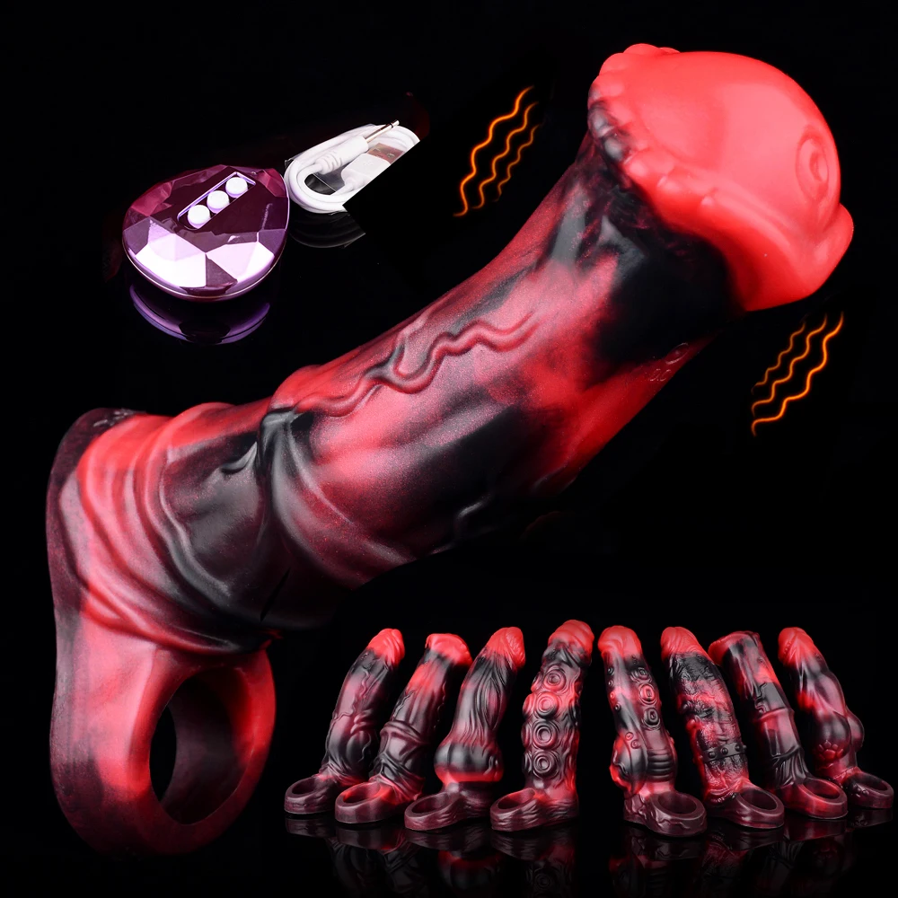 Vibrating Horse Cock Sleeve