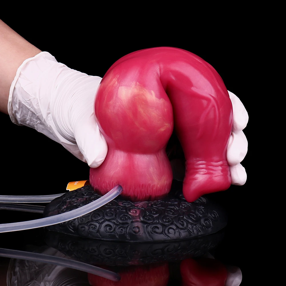Inflatable Squirting Knot Dildo - Image 2