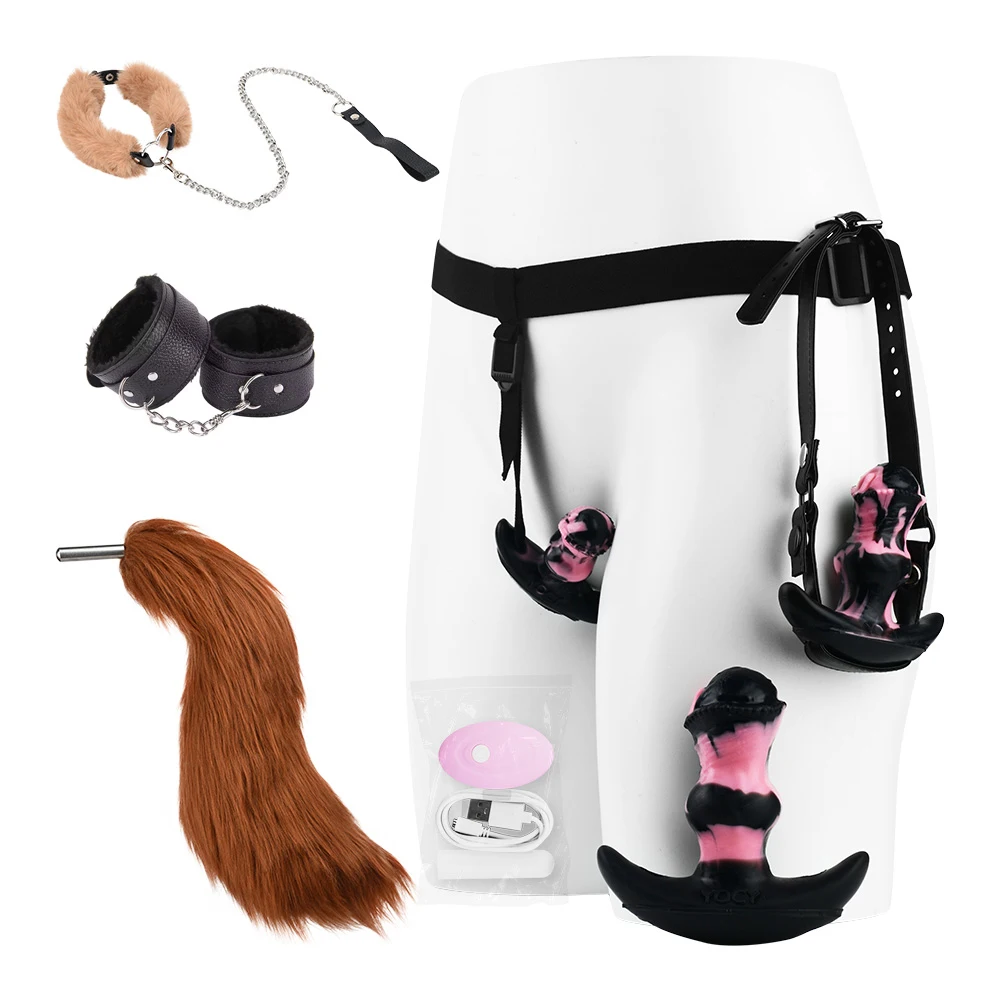 Wearable Vibrating Tail Plug Set - Image 2