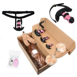 Wearable Vibrating Tail Plug Set