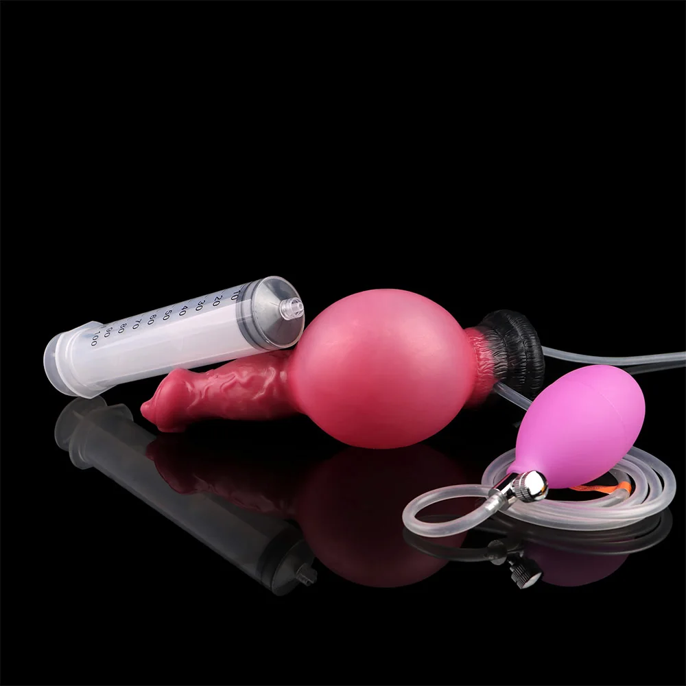 Wolf Knot Squirting Dildo - Image 4