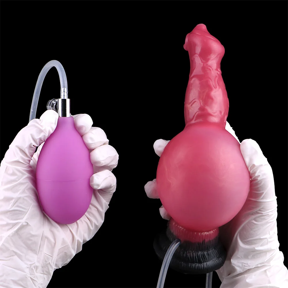 Wolf Knot Squirting Dildo - Image 5