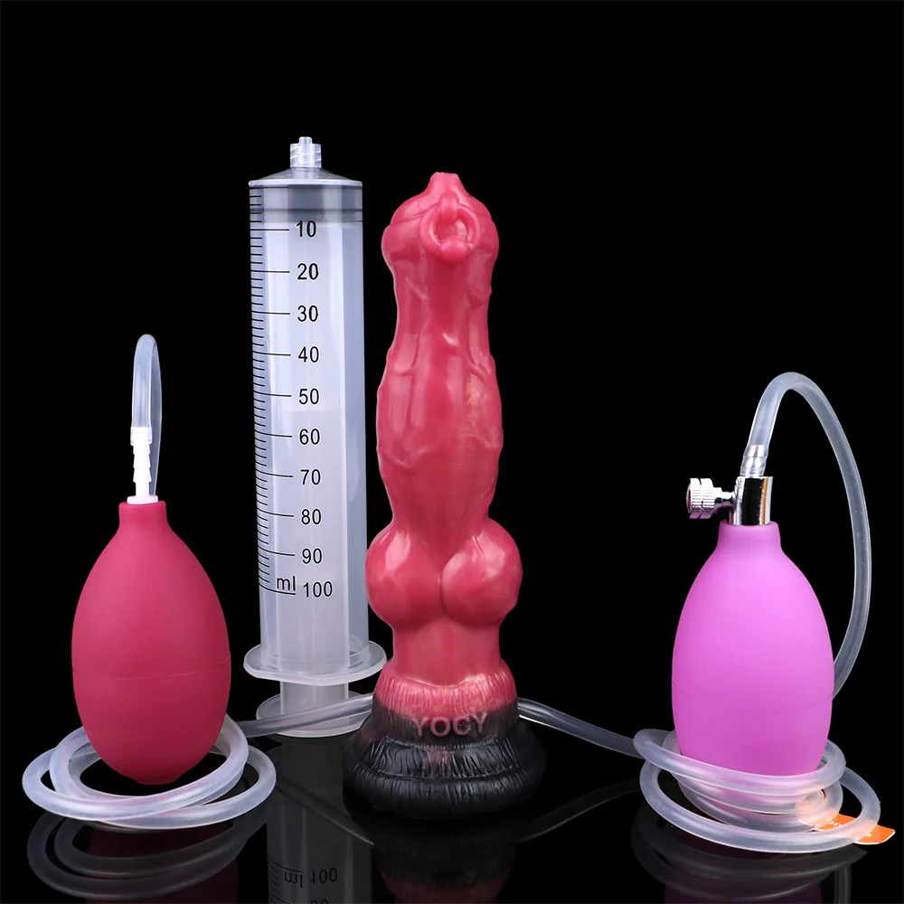 Wolf Knot Squirting Dildo - Image 6