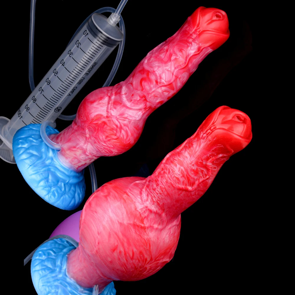 Squirting Knot Fantasy Dildo - Image 4