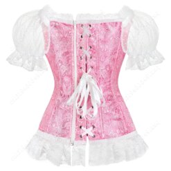 Vintage Lace-Up Corset Bustier - Image 4