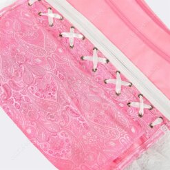 Vintage Lace-Up Corset Bustier - Image 6