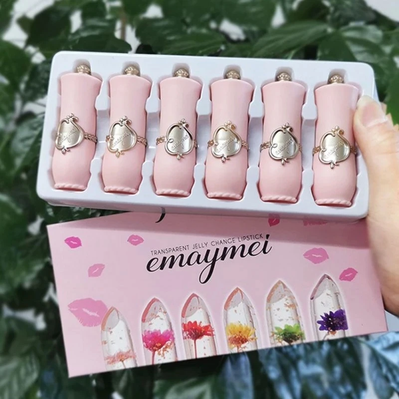 Flower Jelly Lipstick Set