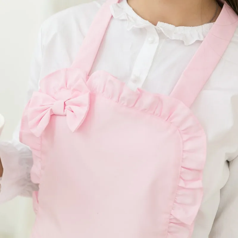 Sweetheart Pink Ruffle Apron - Image 4