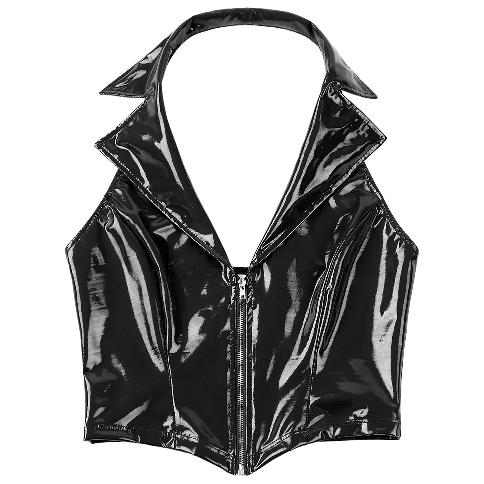 Glossy Latex Corset Top - Image 4