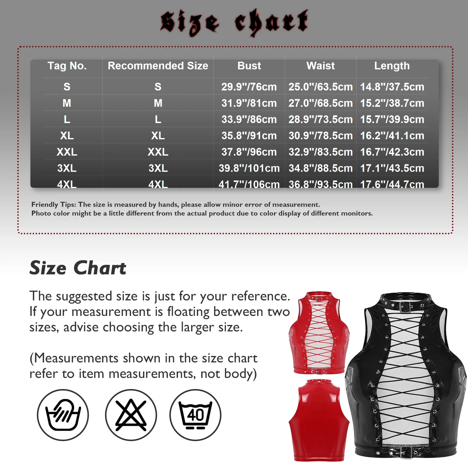 Glossy Latex Corset Top - Image 6