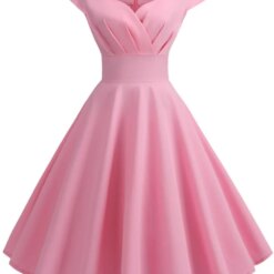 Vintage Pin-Up Midi Dress