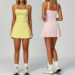 Sports Bra Skirt Set