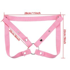 Pink Anti-Off Chastity Belt - Type C