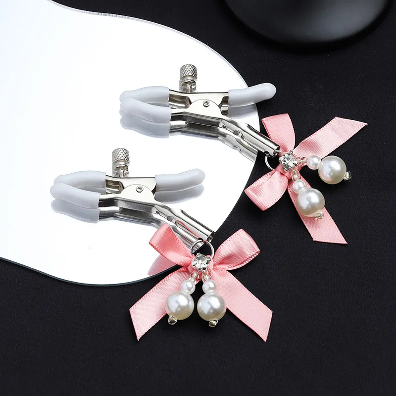 Bow Pearl Nipple Clamps - Image 6