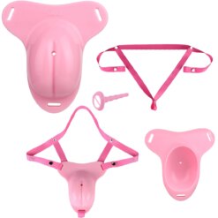 Removable Clit Silicone Chastity Cage
