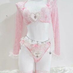 Pink Y2K Babygirl Crop - S