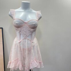 Dainty Suspender Lounge Nightie - Image 6