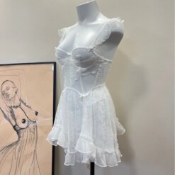 Dainty Suspender Lounge Nightie - Image 4