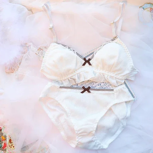 white brown bow