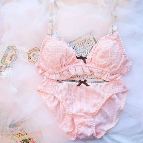 pink brown bow