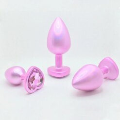 Sweetheart Jewel Steel Plug