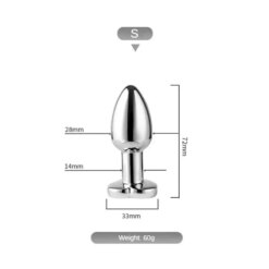 Buzzing Heart Surrender Plug - S