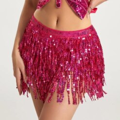 Showgirl Sequin Tassel Skirt - Image 3
