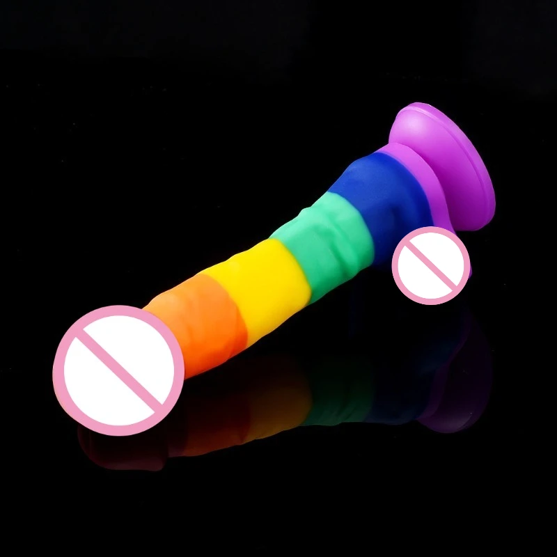 Colorful Realistic Suction Dildo - Image 2
