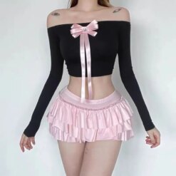 Pink Cake Bow Skirt - Image 5