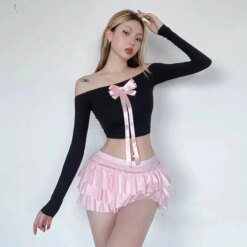 Pink Cake Bow Skirt - Image 3