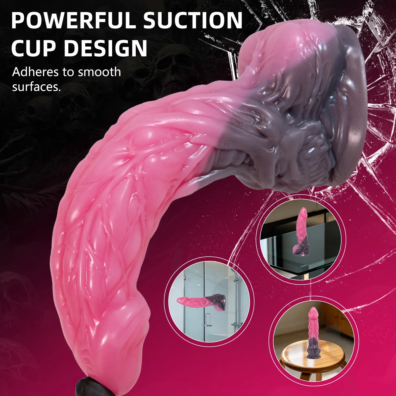 Fantasy Monster Suction Dildo - Image 3