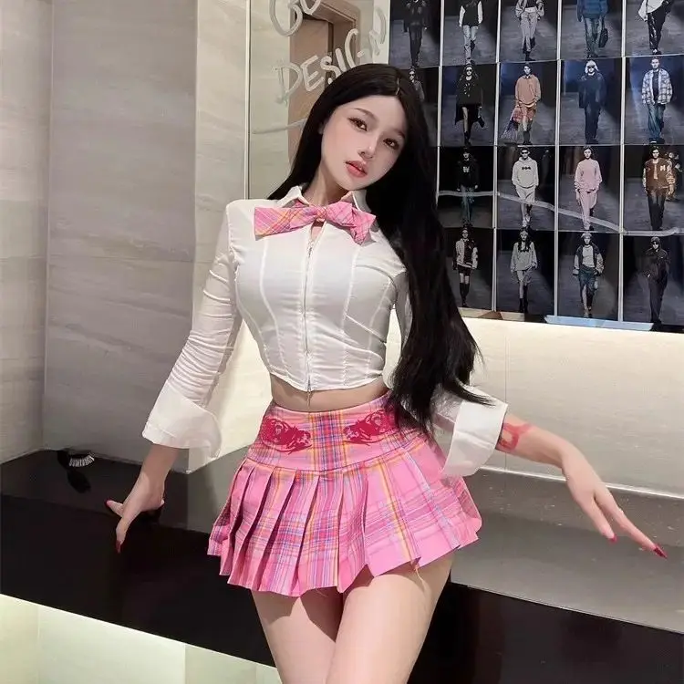 pink plaid