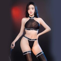 Sweet Letter Top & Thong Set - Image 4