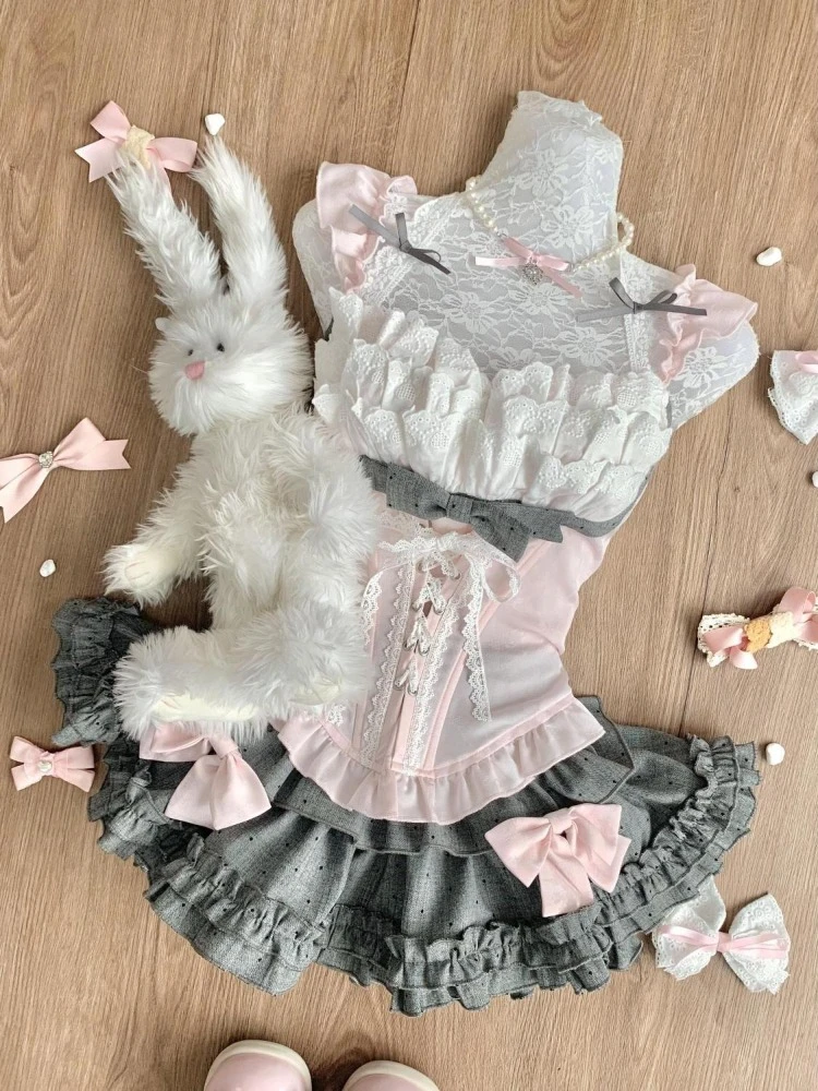 Pink Sweet Lolita Set - Image 2