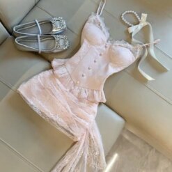 Pink Sweet Lolita Set - XS, 5220 Set