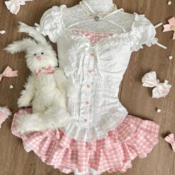 Kawaii Lolita Two-Piece Set - M, 9238 Sets