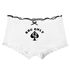 BBC Only Boyshort Panties - EUR Size L, White 1