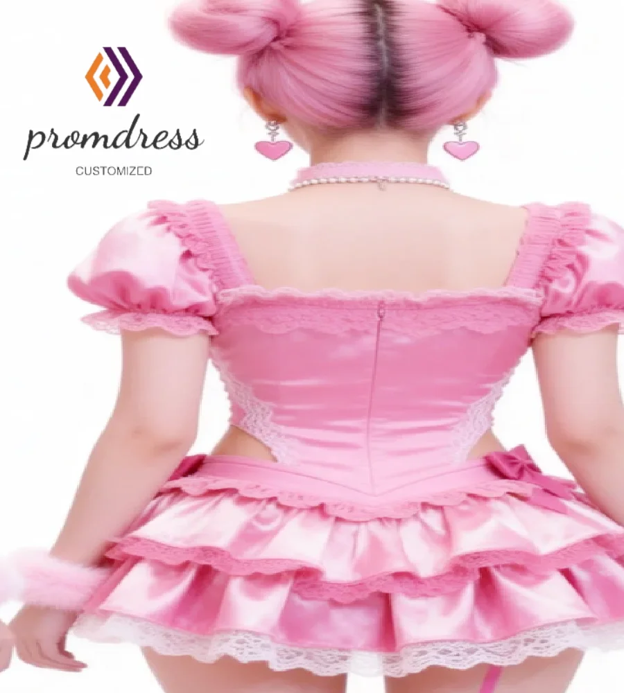 Pink Lolita Prom Minidress - Image 2