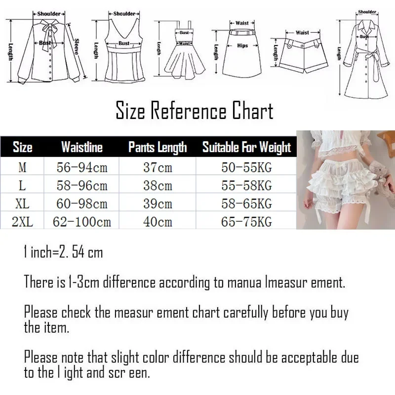 Pleated Bow Lolita Panties - Image 3