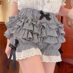 Pleated Bow Lolita Panties - Image 2
