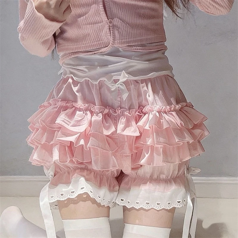 Pleated Bow Lolita Panties